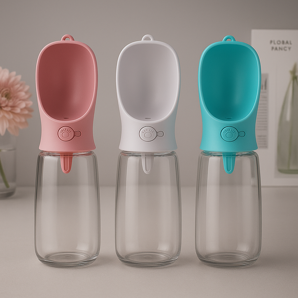 🐾 Bouteille d’eau portable – Hydratez votre chien, où que vous soyez